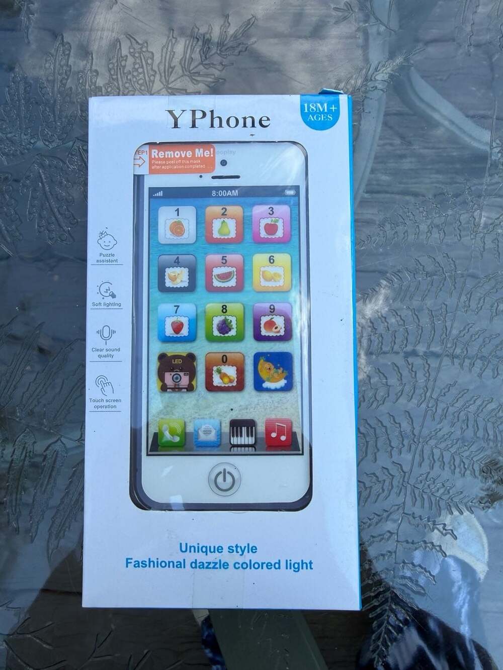 YPhone Fashional Multi-function Learning Mobile Touch Screen Toy Phone